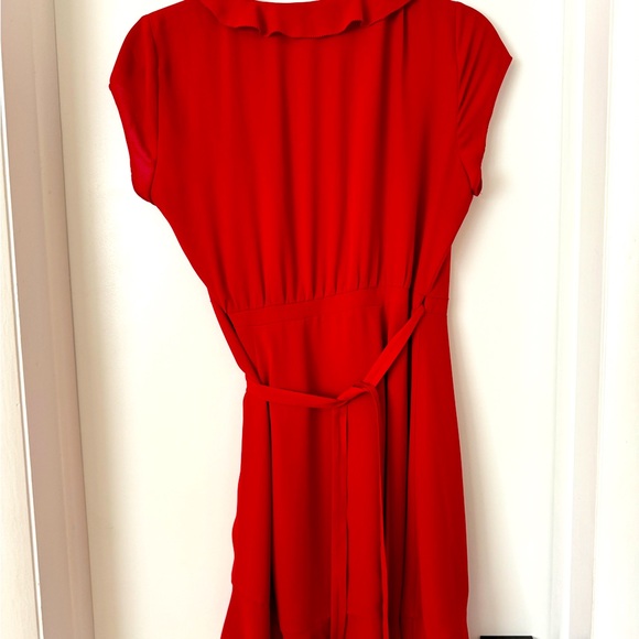 Aritzia Sunday Best Wrap Mini Dress - Picture 4 of 6